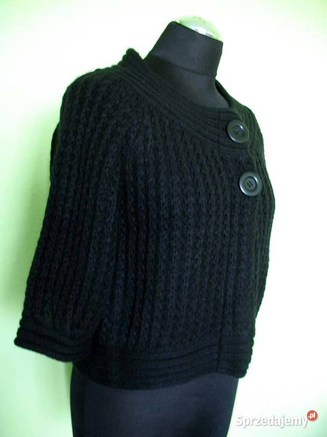 Sweter rozpinany krótki 40 L biust 96 Akryl Siedlce sprzedam