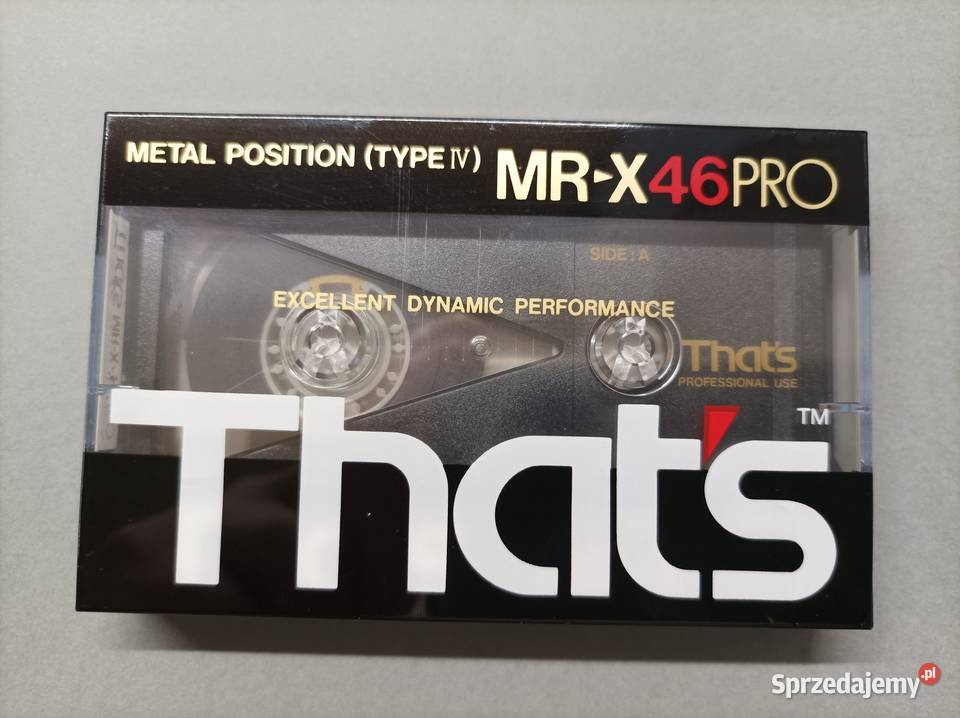 Kaseta Thats MRX PRO 46 Super Metal Made in Warszawa