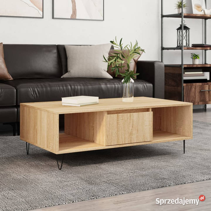Stolik kawowy dąb sonoma 104x60x35 WM827087 Warszawa sprzedam
