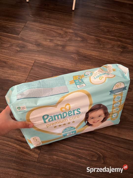 Nowe pieluchy Pampers premier care 5 Ząbki