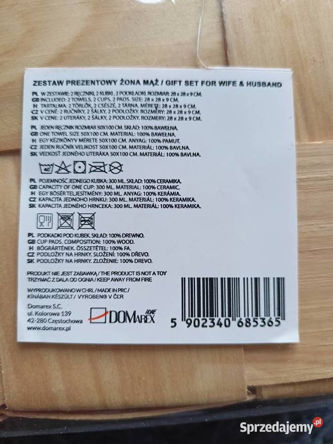Zestaw prezentowy Homello pary Włocławek sprzedam