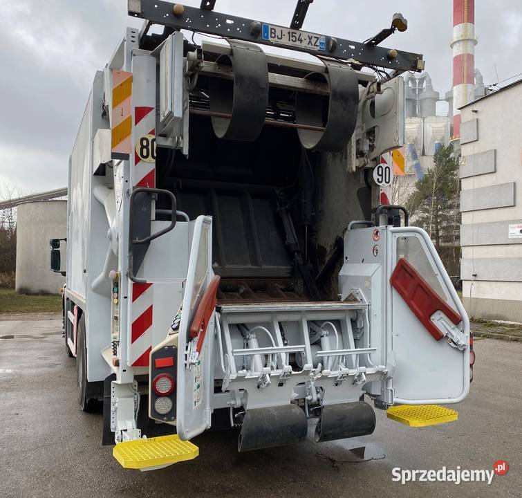 Mercedes Econic 1829 śmieciarka SEMAT Zoeller Nowiny