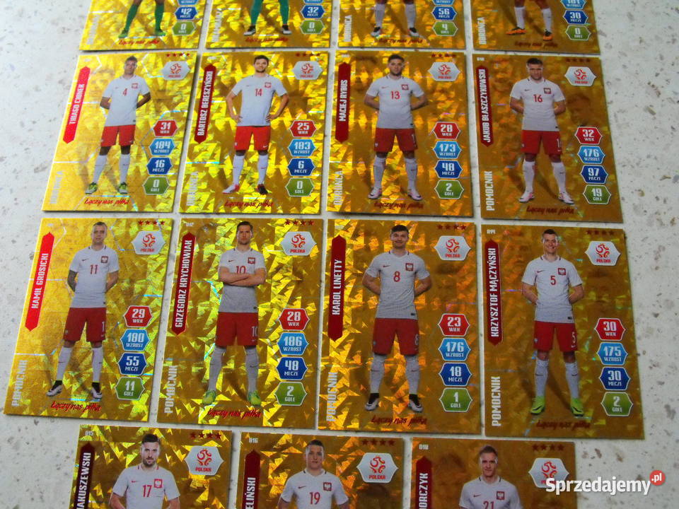 Karty piłkarskie Łączy Nas Piłka karty GOLD Częstochowa