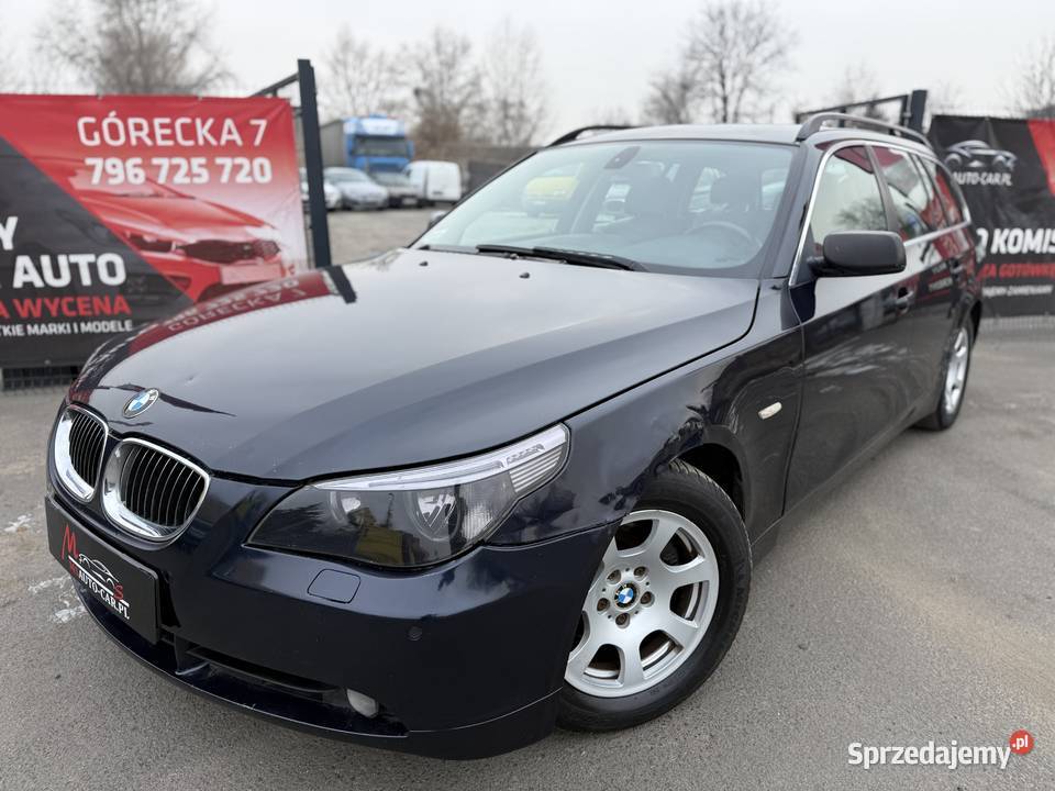 BMW E61 2007 20 Diesel Automat Skóry Czujniki diesel Poznań
