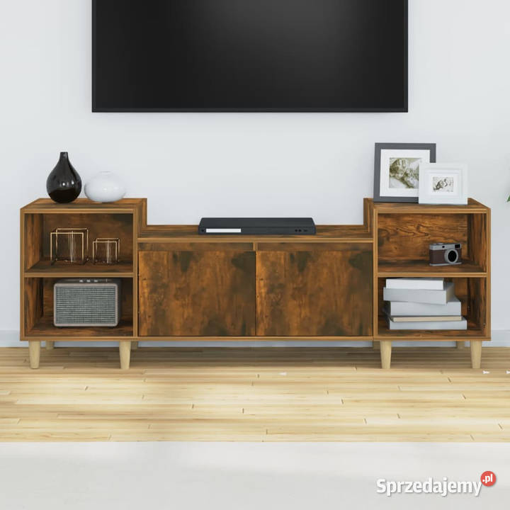 Szafka pod telewizor przydymiony dąb 160x35x55 Warszawa sprzedam