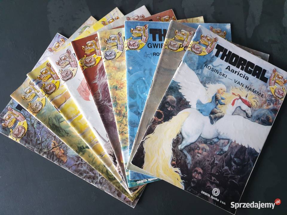 Thorgal 9 komiksów wydanie pierwsze Orbita Gdynia