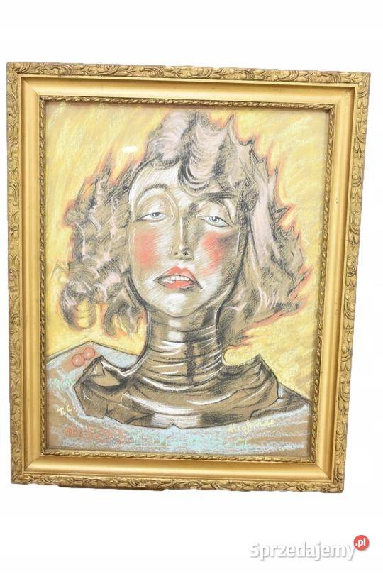 Ignacy Witkiewicz Witkacy 19 Pastel Stary Obraz Kraków