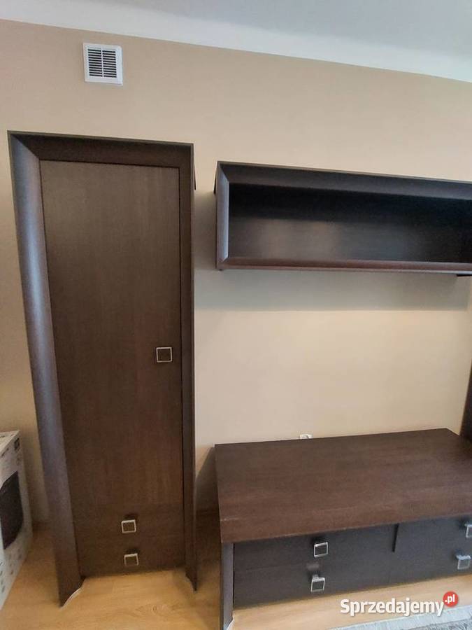 Komplet mebli 8 elementów ciemny orzech mazowieckie