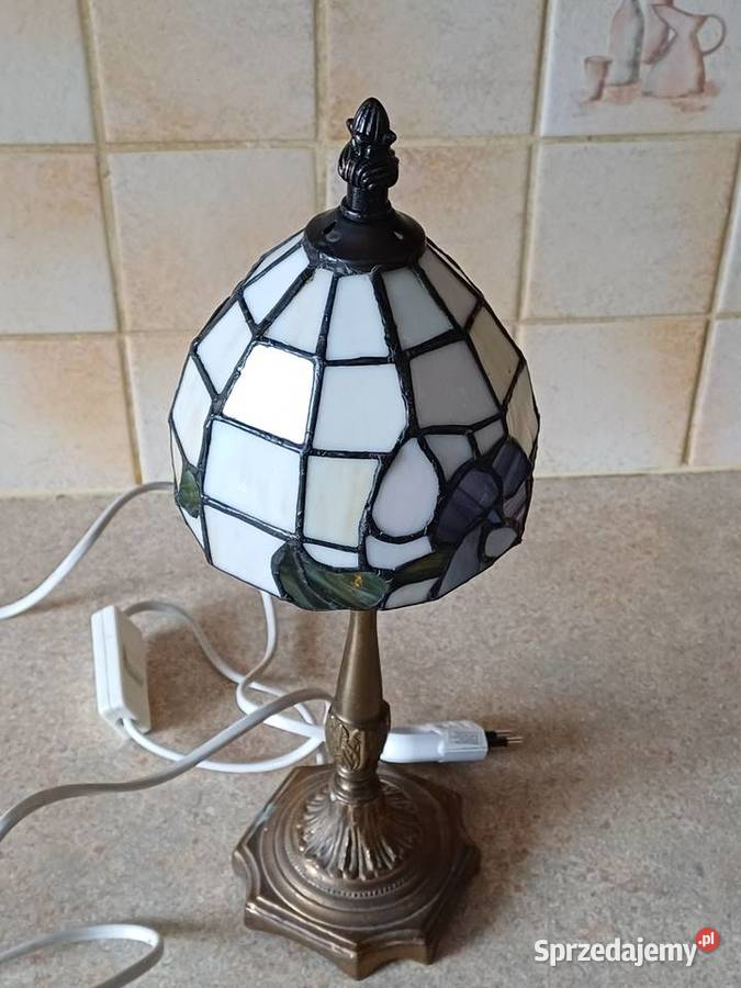 vintage lampka witrażowa Nowy Targ