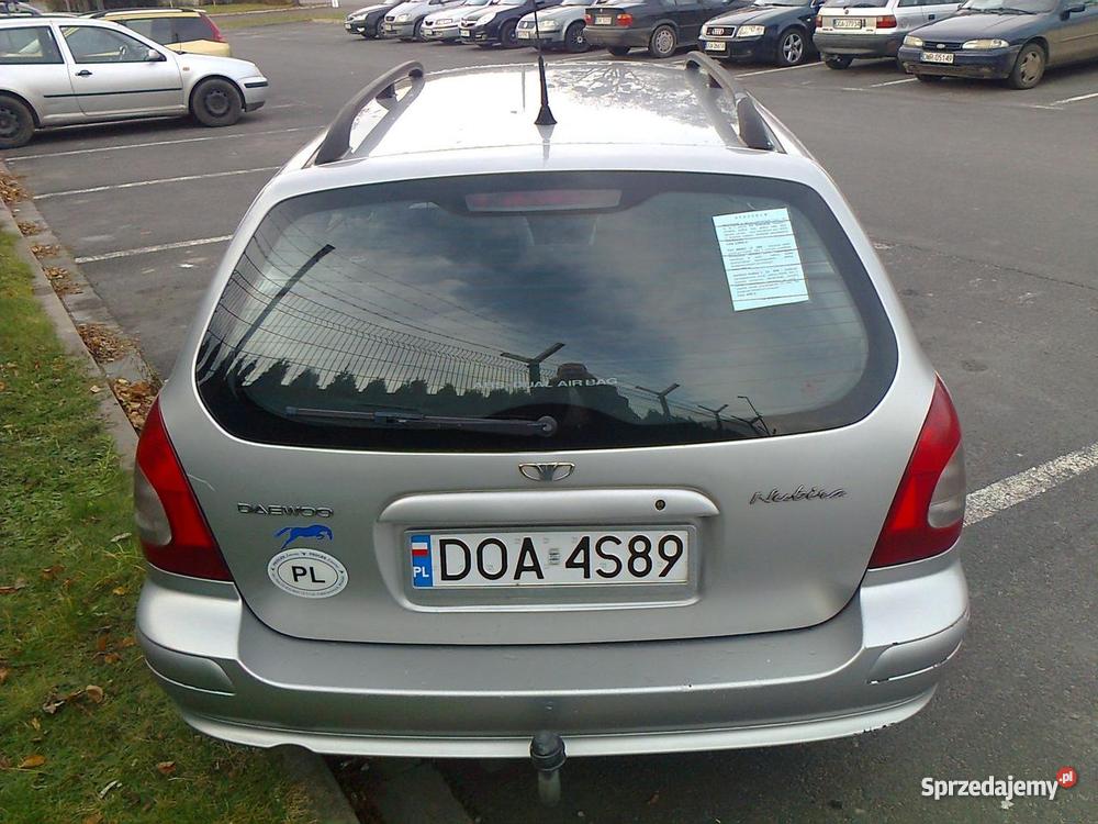 Daewoo NUBIRA II CDX LPG 20 2000 r klimatyz ABS srebrny Jelcz-Laskowice