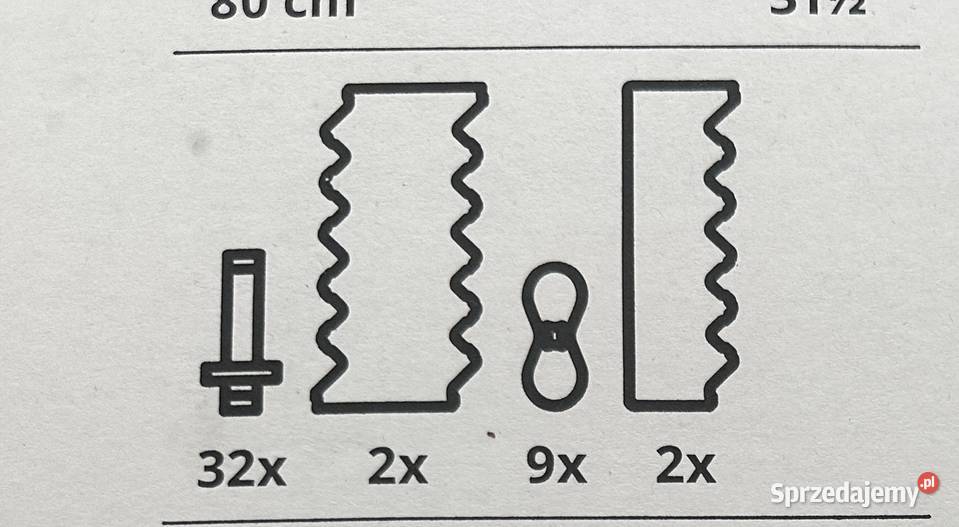 Organizer do szuflad na garnki i pokrywki Ikea Łódź
