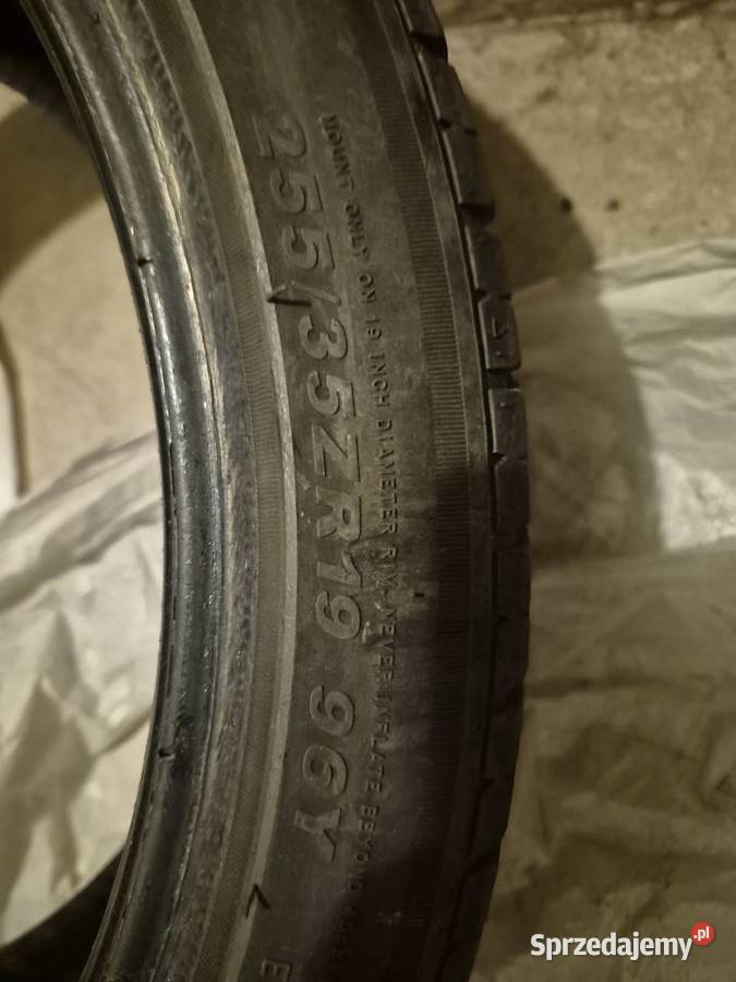 Opony letnie 19 255 35 z 2023 Gdańsk sprzedam