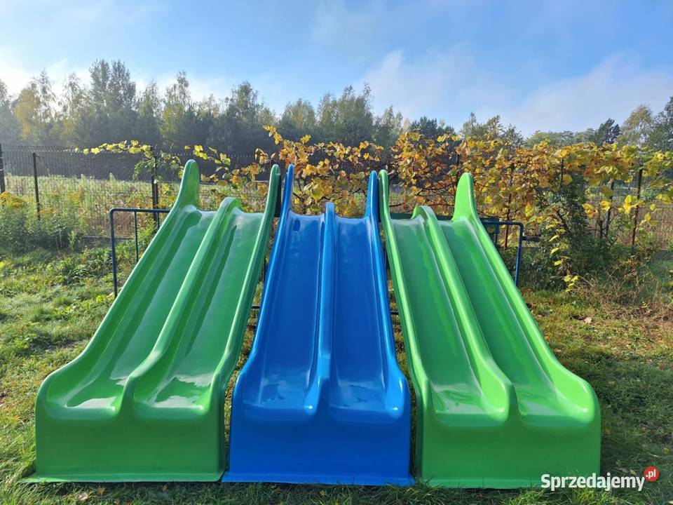 Zjeżdżalnia 32 m podwójna prosta laminat RÓŻNE 3 lata+ Sochaczew