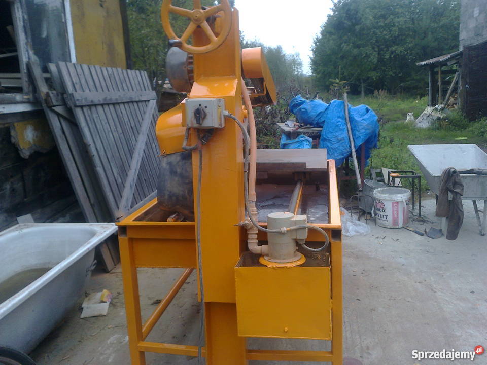 Maszyna do cięcia pustaków bloczka betonowego sprzedam
