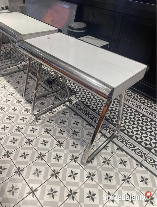 stół do manicure biały glamour biurko do mani Warszawa