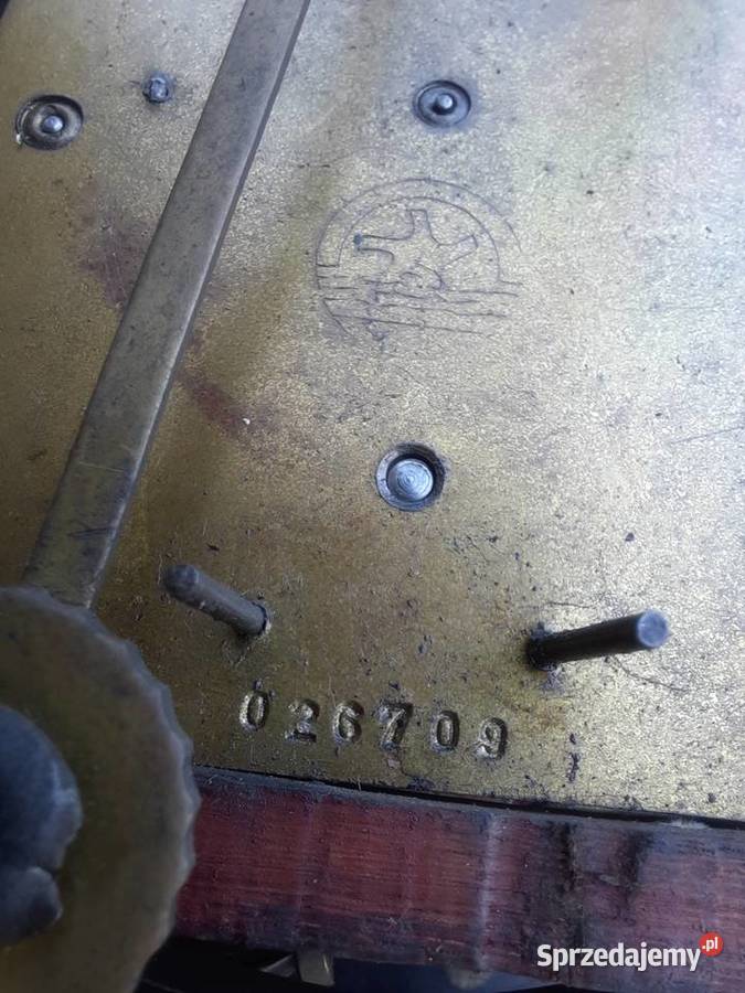 124 Stary zegar ścienny Metron linkowy żyłkowy Tczew