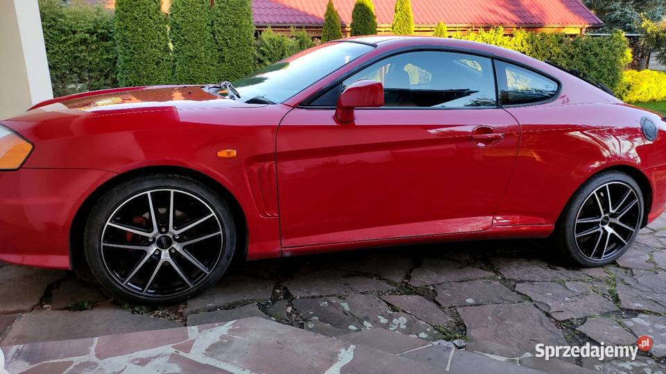 Hyundai Coupe 20 benzyna 143 2003r drugi komplet czerwony Czerwionka-Leszczyny