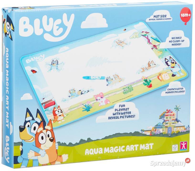 Bluey Duża Mata Wodna Aquamagic 700x540 mm 18m+ Mogilany