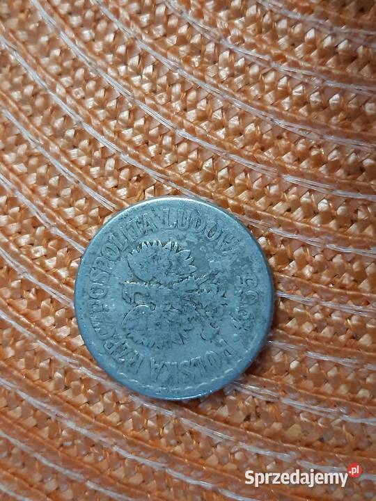 moneta polska 1 złoty z 1965r Łomża