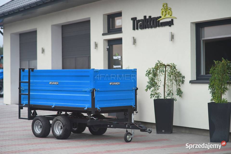 Przyczepa rolnicza dwuosiowa 25T z kiprem i Rolnictwo Tajęcina sprzedam