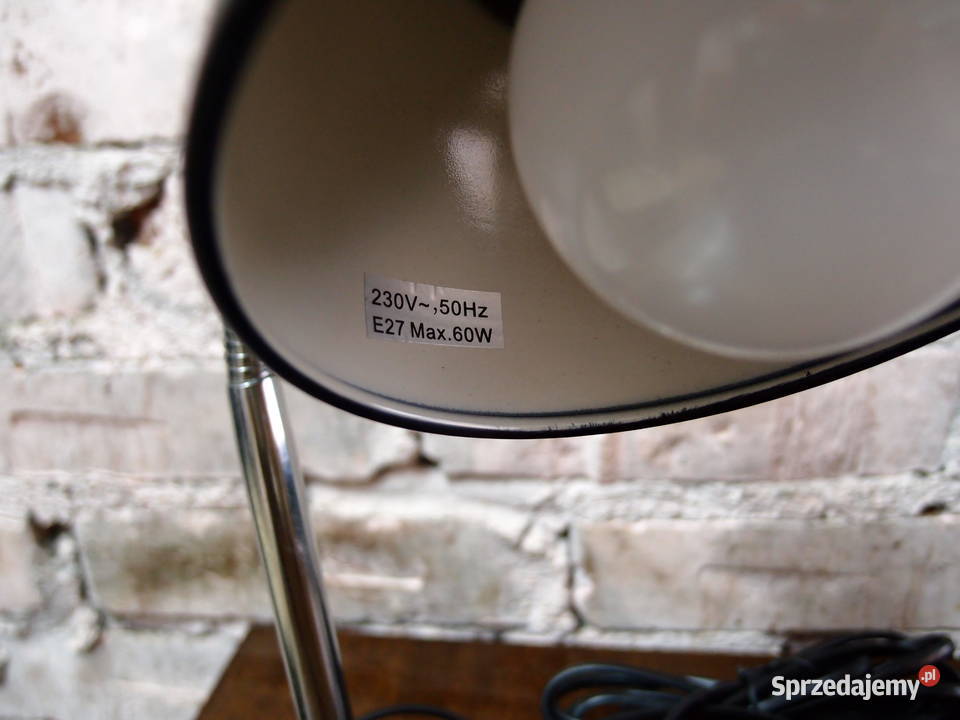 Lampa biurkowa ANS moc 60W gwint E27 łódzkie Łódź