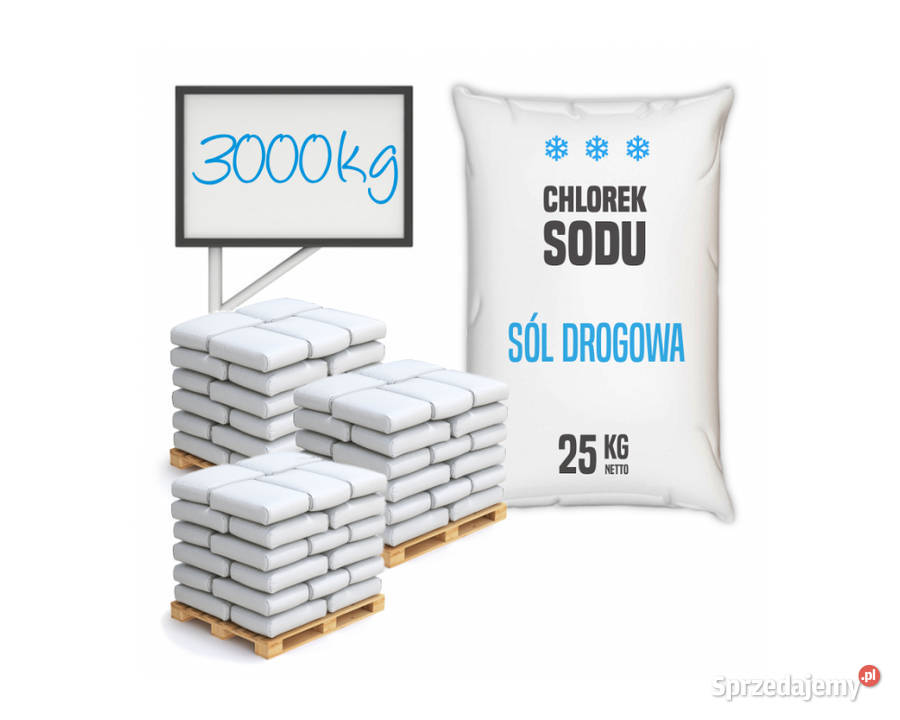 Chlorek sodu sól drogowa Suwałki sprzedam