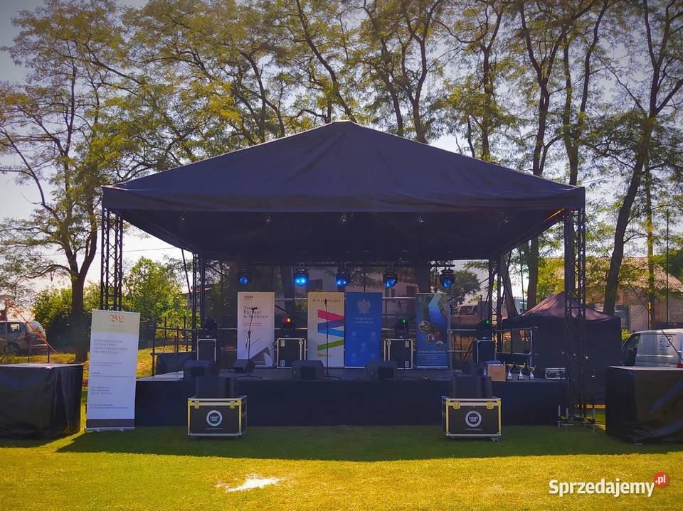 Wynajem Scena Mobilna 8x6 Scena Nagłośnienie Kraków
