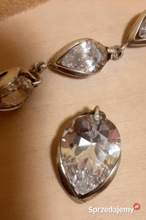 APART przepiękny srebrny komplet Zestawy biżuterii podkarpackie