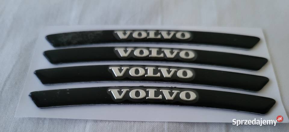 Naklejki Emblematy na felgi Volvo 4 sztuki Nowe Gliwice