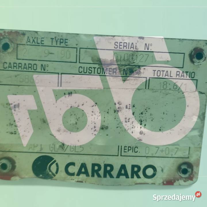 Siłownik wspomagania skrętu 146866 Carraro Wilkowo