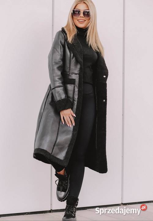 Płaszcz Z Kożuszkiem Tristan Czarny łódzkie Nowy Kawęczyn