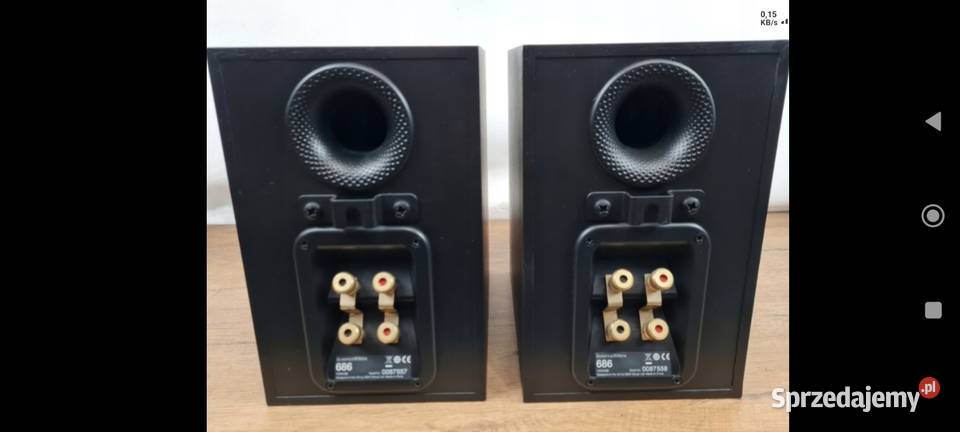 Monitory Bowers Wilkins 686 Słuchawki i głośniki Wieluń