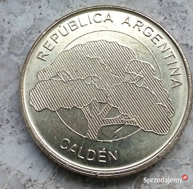 ARGENTYNA 10 PESOS 2018 r DRZEWO MOSIĄDZ Legionowo