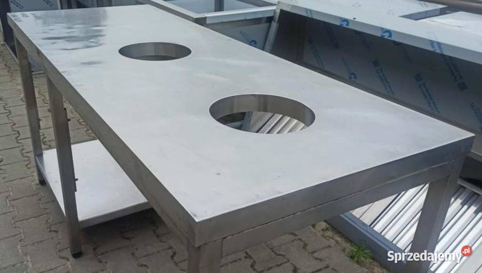 Stół z Dwiema Dziurami Na Odpady 1807085 S 1079O Ostrów Wielkopolski