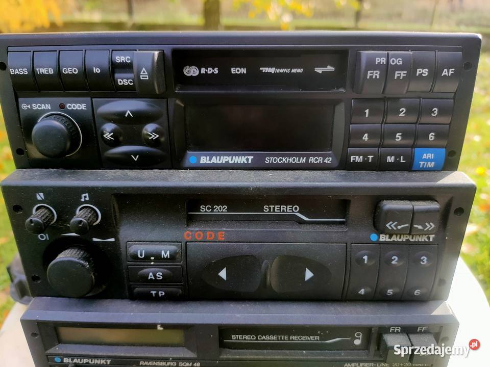Radio samochodowe Blaupunkt Stockholm RCR 42 RDS Tomaszów Mazowiecki
