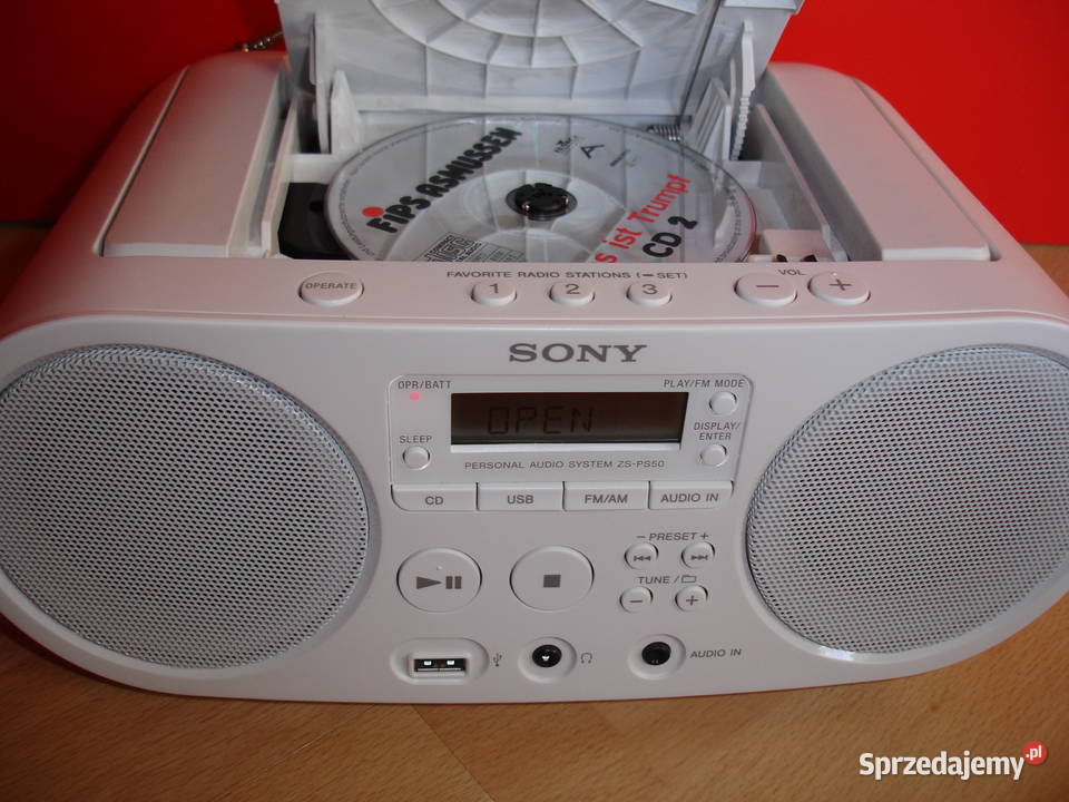 Radiomagnetofon SONY ZS50 lubuskie Zielona Góra