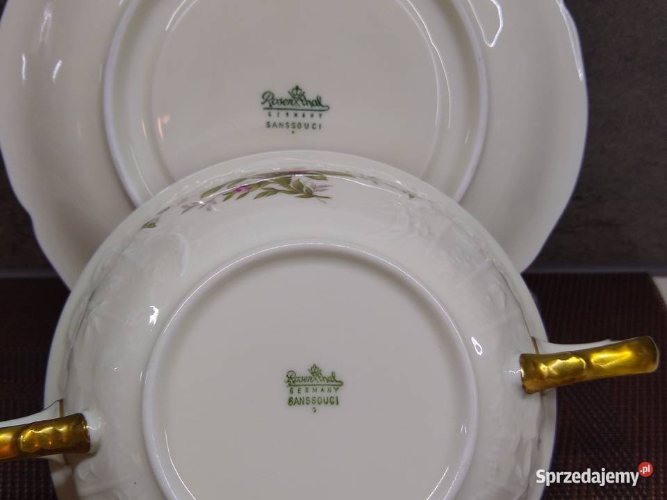 Bulionówka Rosenthal Sanssouci Moosrose wielkopolskie Kalisz