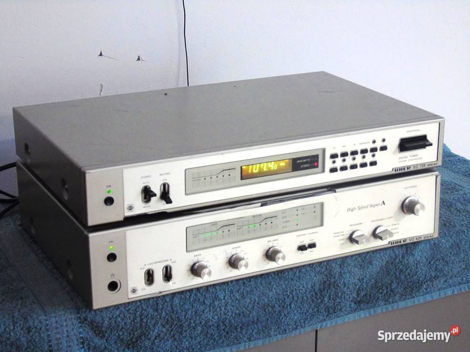 Wzmacniacz i Tuner UHER VG825 i EG725 Vintage Jasło