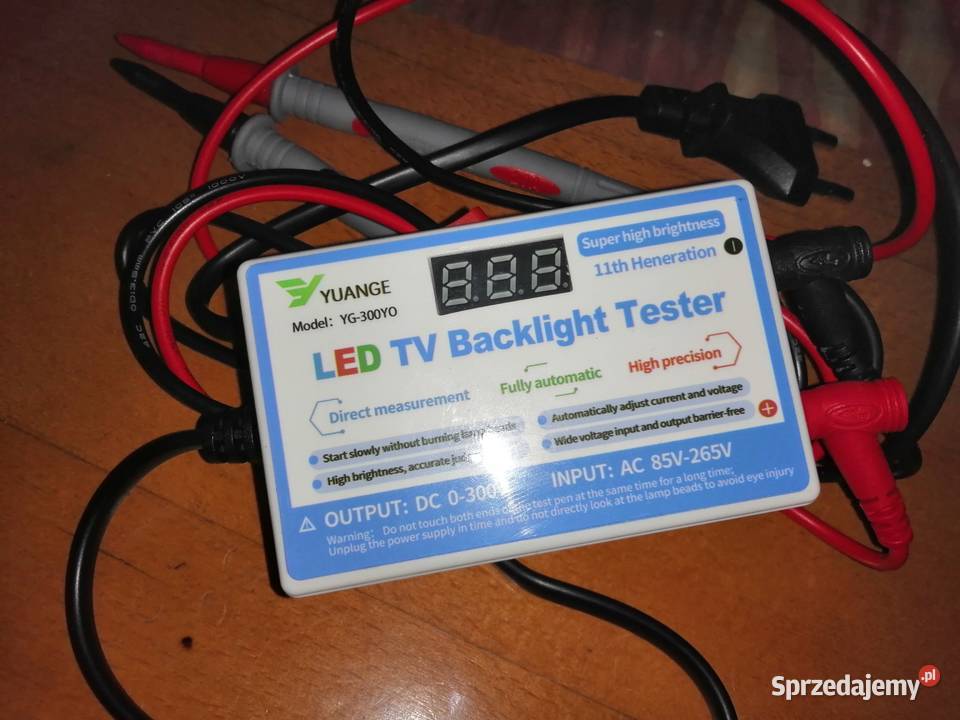 Tester LEDmodelYG300YO kujawsko-pomorskie Bydgoszcz sprzedam