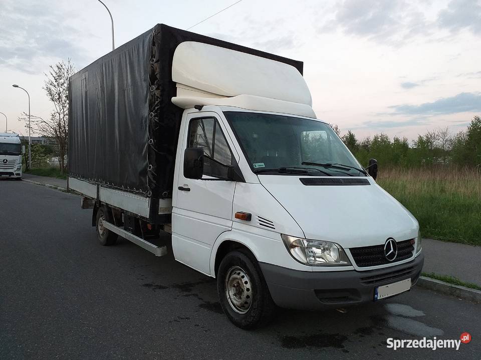 Sprinter 903 313 CDi skrzynia plandeka kupiony w polskim salonie Mercedes-Benz Motoryzacja Jaworzno