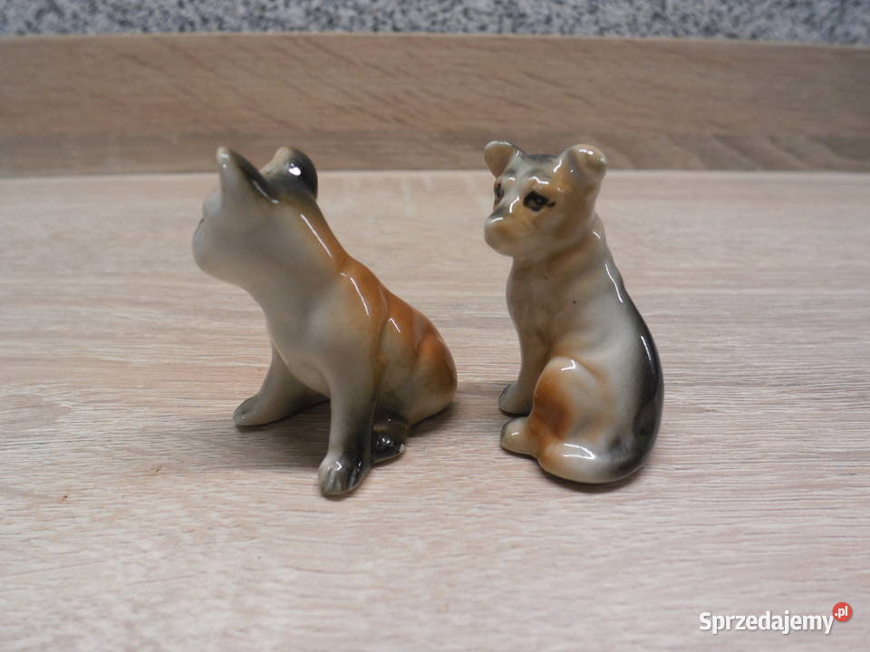 Figurki pieski 2 miniatury