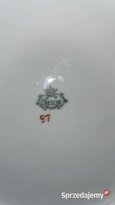 Talerz Do drugiego dania Giesche 1928 1929r Gdańsk