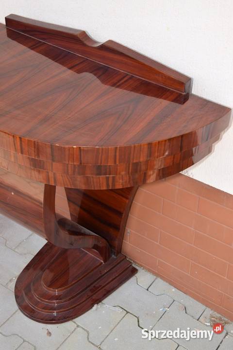 Drewniany Stolik Kawowy Art Deco Konsola Stół sprzedam