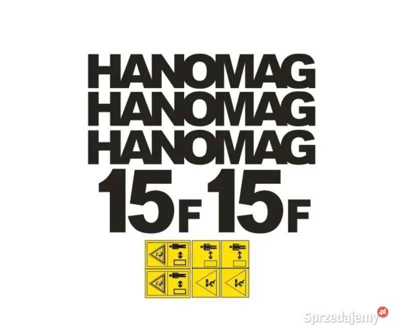 Naklejki oklejenie naklejka HANOMAG 15F Janików