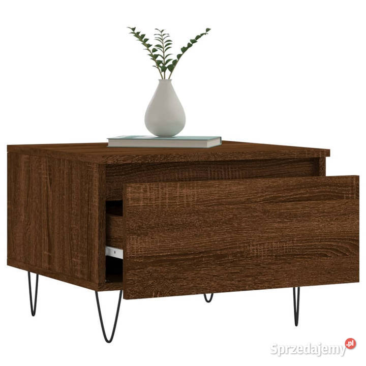 Stoliki kawowe 2 brązowy dąb 50x46x35 WM830875 Warszawa