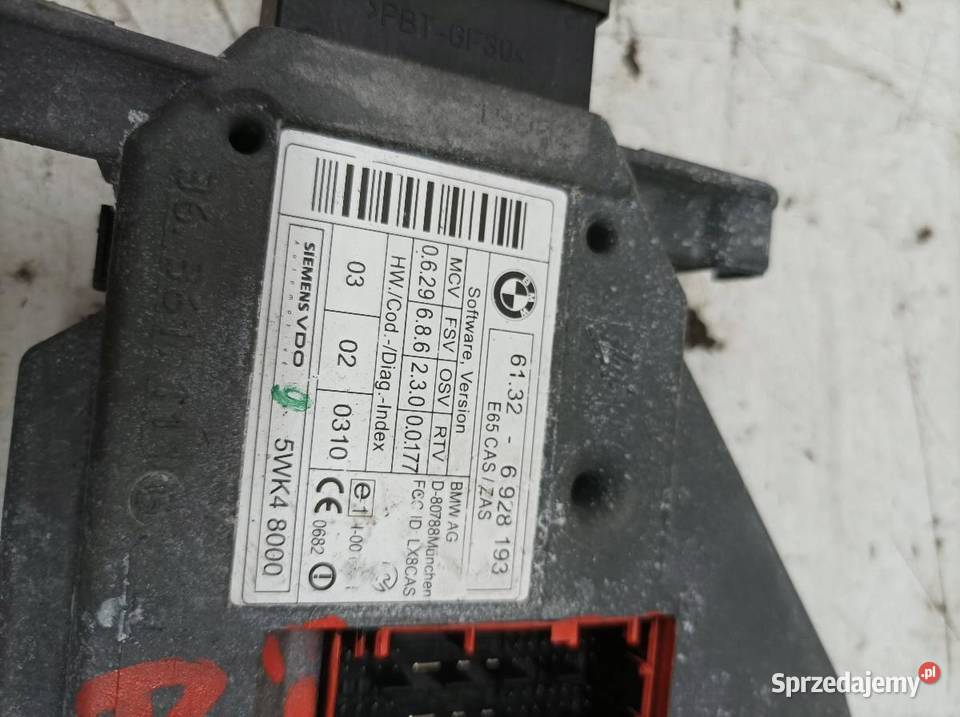 STACYJKA 6928193 Bmw Seria 7 IV 20012008 Stacyjki i kluczyki