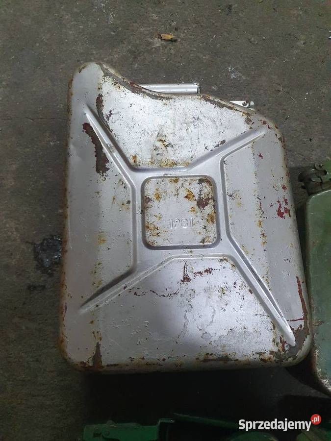 Kanister Metalowy Stary prl wojskowy 5L 10L 4 Wrocław