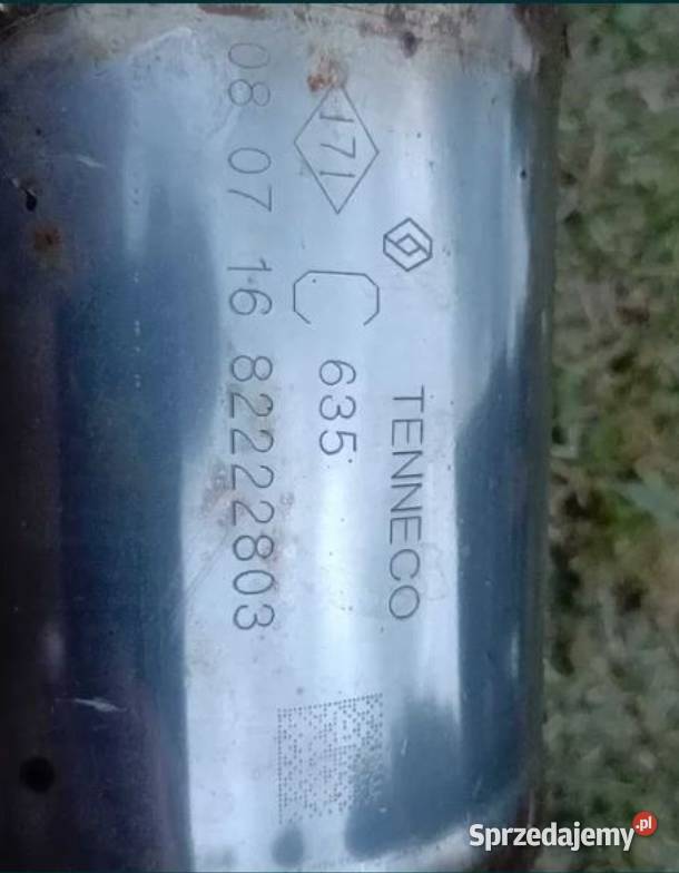 Renault MASTER katalizator DPF FAP TENNECO
