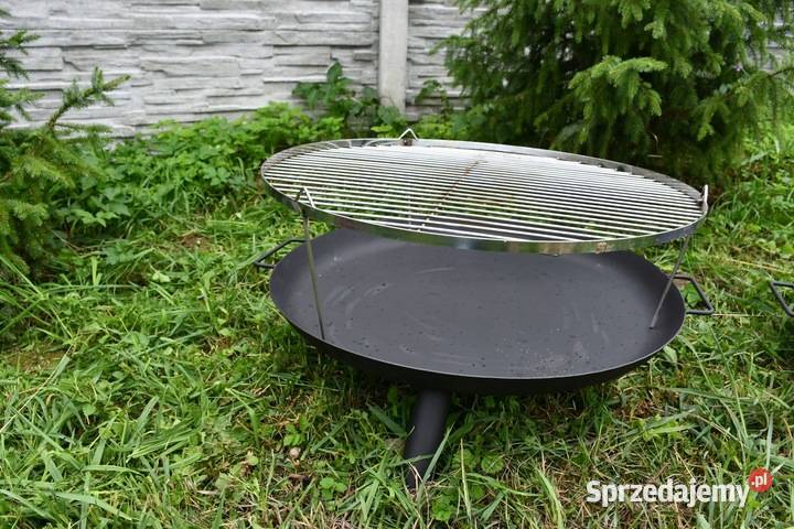 CHROMOWANY RUSZT DO GRILLA FI 80 OKRĄGŁY WISZĄCY Paleniska Skawina sprzedam