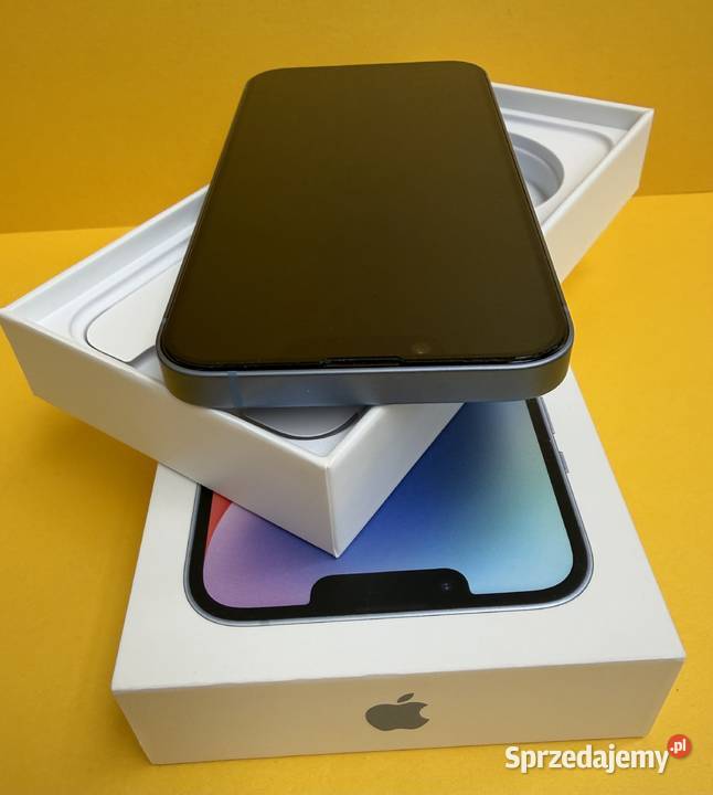 Smartfon APPLE iPhone 14 128GB Niebieski Idealny Apple / iPhone sprzedam